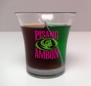 Mix shot glass for Pisang Ambon